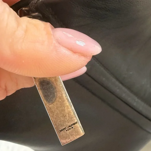 Saint Laurent Lou 70mm Boot Black Lambskin Leather sz 39 - Picture 4 of 12